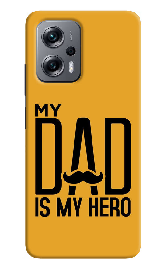 My Dad Is My Hero Redmi K50i Hard Case Back Cover by Casekaro