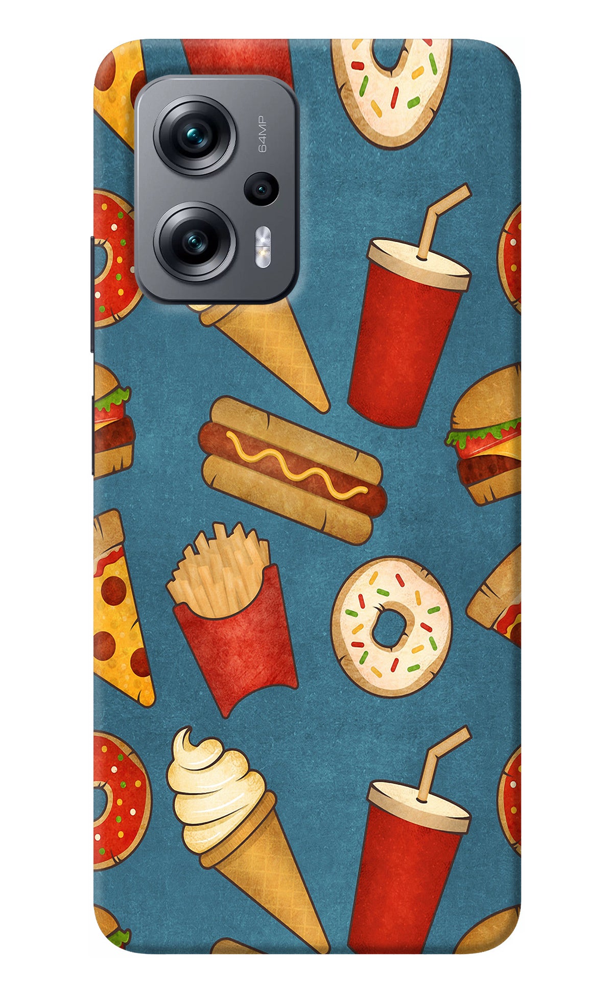 Foodie Redmi K50i Back Cover