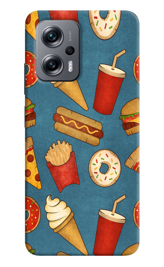 Foodie Redmi K50i Hard Case Back Cover by Casekaro