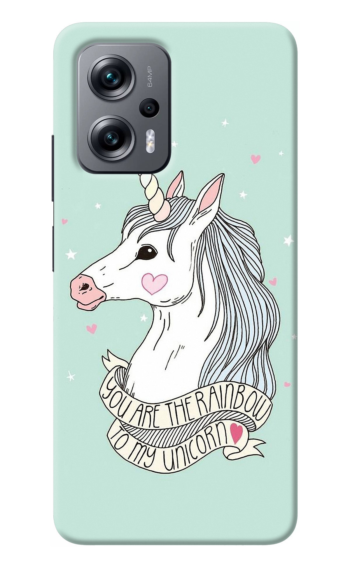 Unicorn Wallpaper Redmi K50i Back Cover