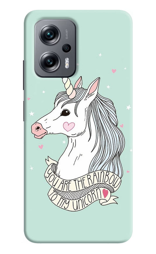 Unicorn Wallpaper Redmi K50i Hard Case Back Cover by Casekaro