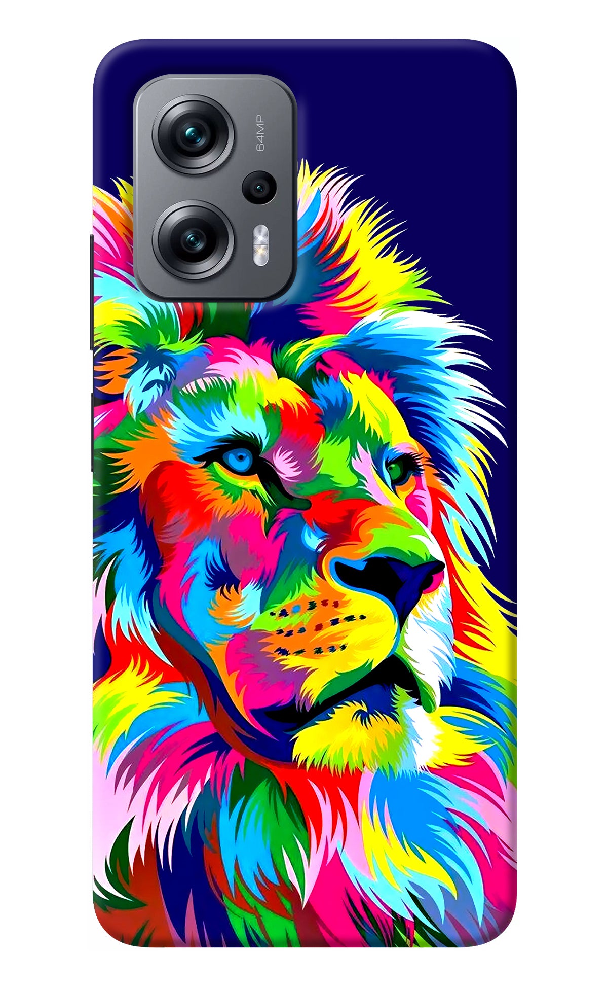 Vector Art Lion Redmi K50i Back Cover