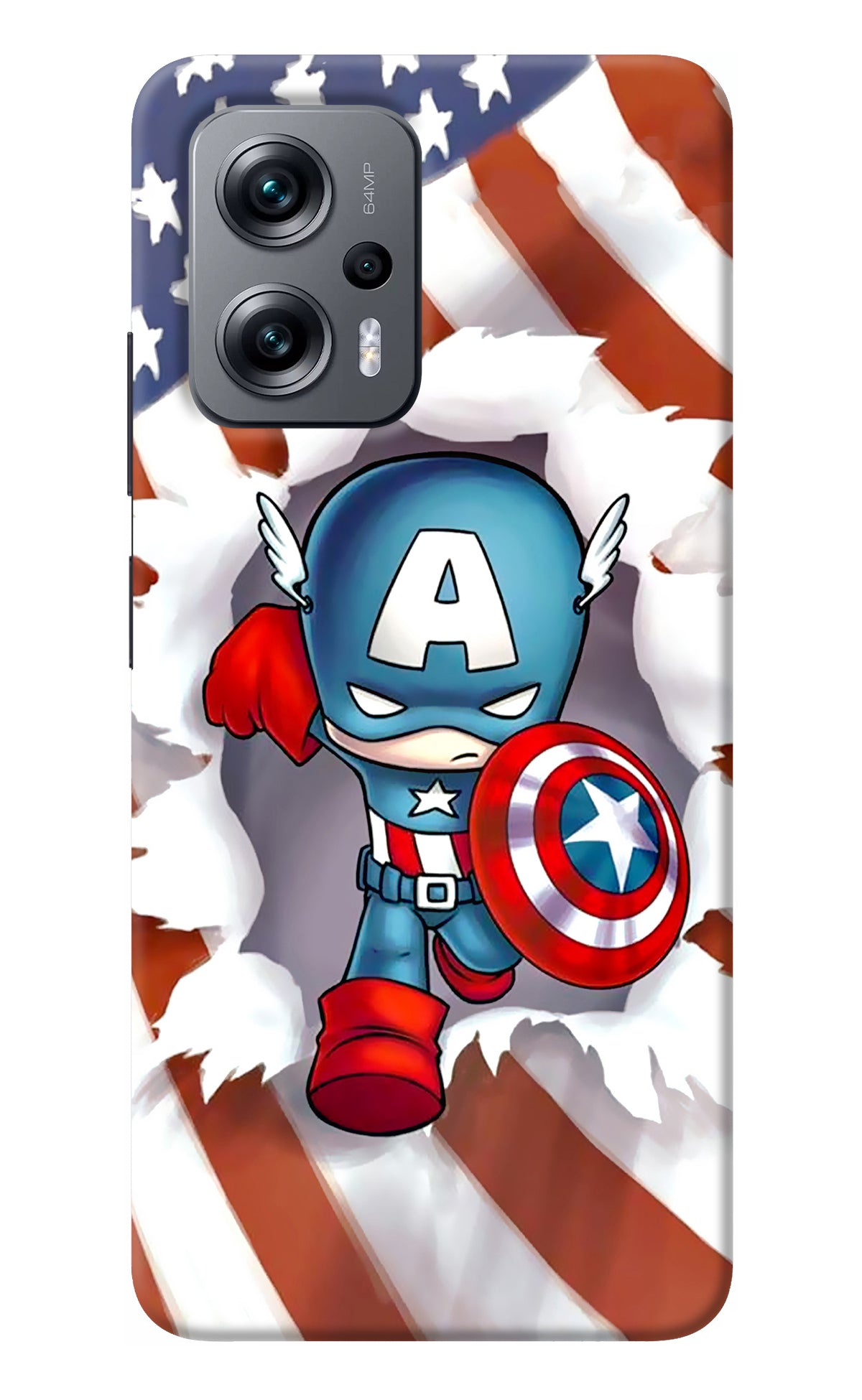 Captain America Redmi K50i Back Cover