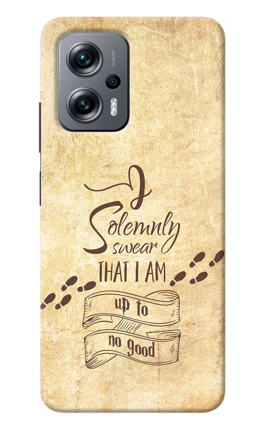 I Solemnly swear that i up to no good Redmi K50i Back Cover