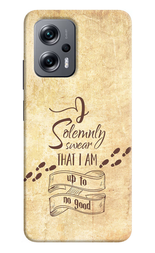 I Solemnly swear that i up to no good Redmi K50i Hard Case Back Cover by Casekaro