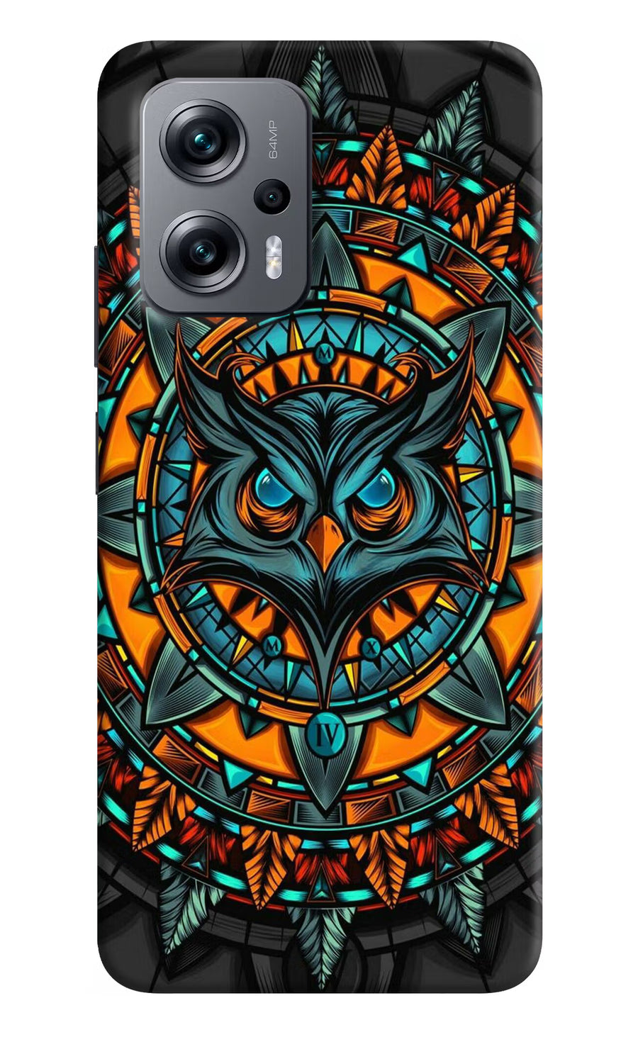 Angry Owl Art Redmi K50i Back Cover, Hard case