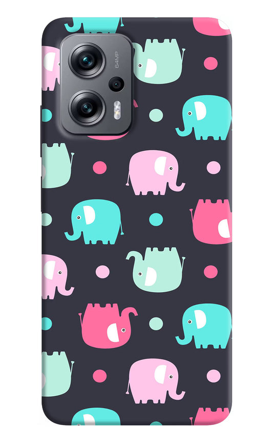 Elephants Redmi K50i Hard Case Back Cover by Casekaro