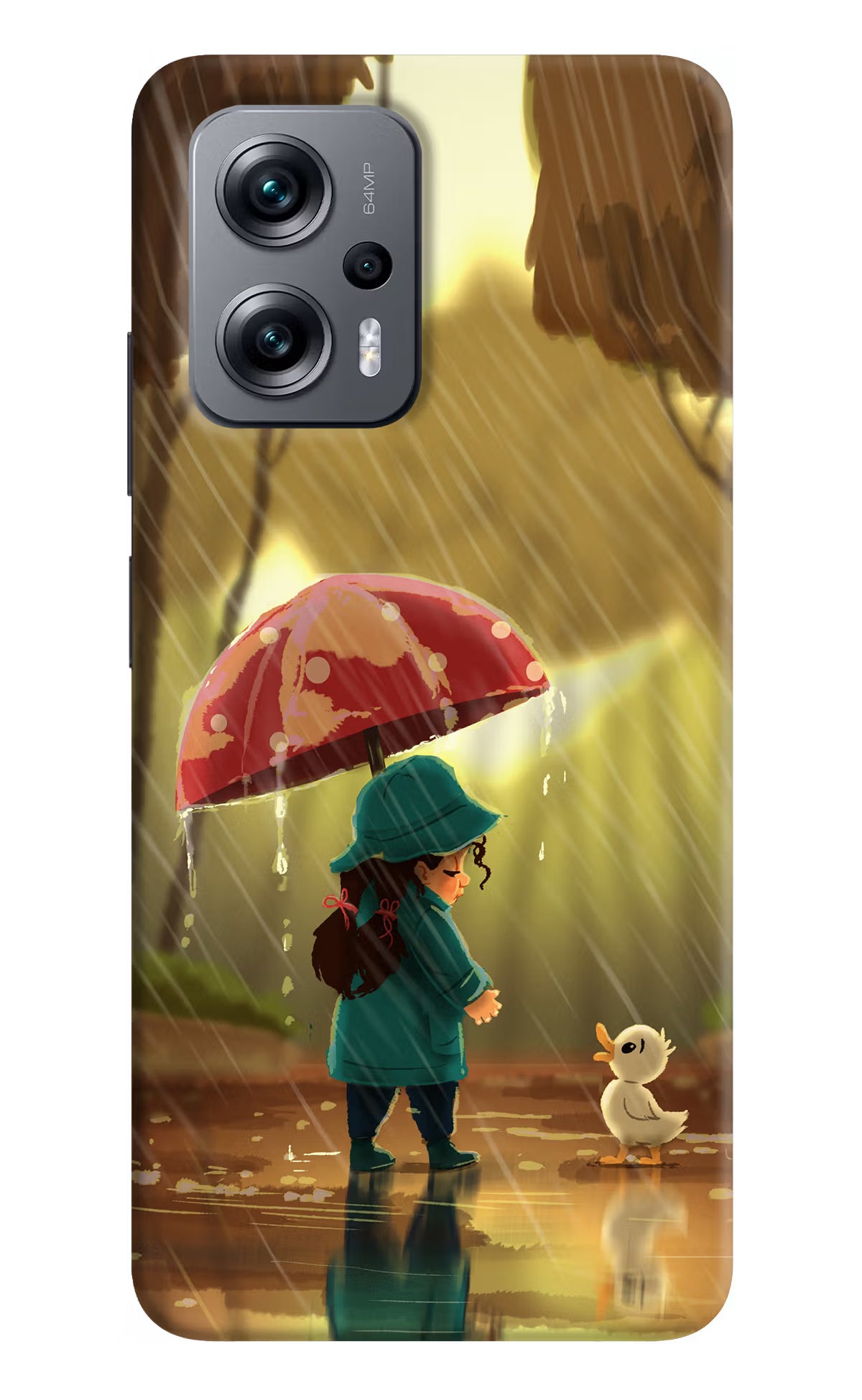 Rainy Day Redmi K50i Hard Case Back Cover by Casekaro