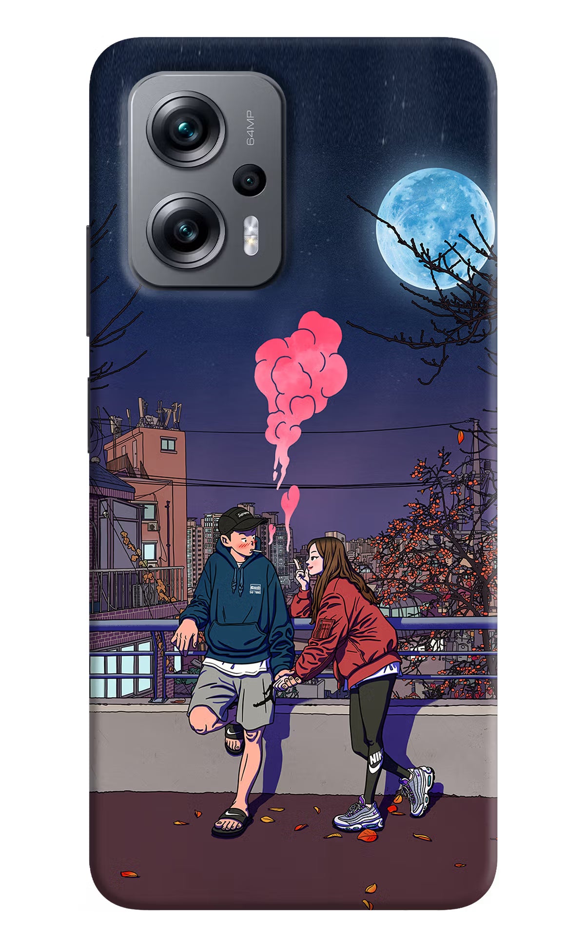 Chilling Couple Redmi K50i Hard Case Back Cover by Casekaro