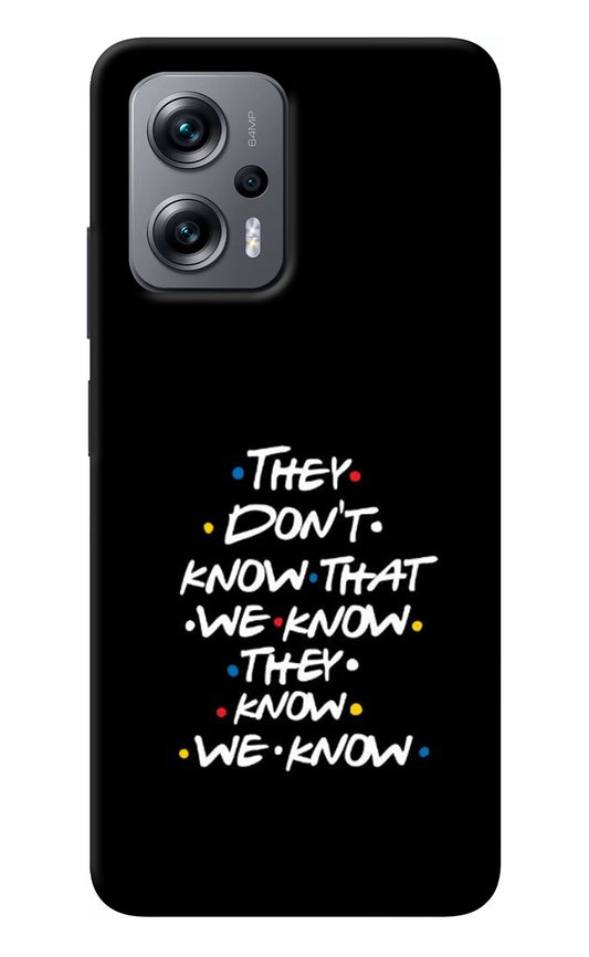 FRIENDS Dialogue Redmi K50i Back Cover