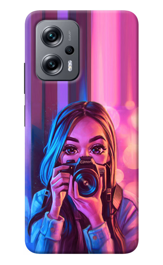 Girl Photographer Redmi K50i Back Cover