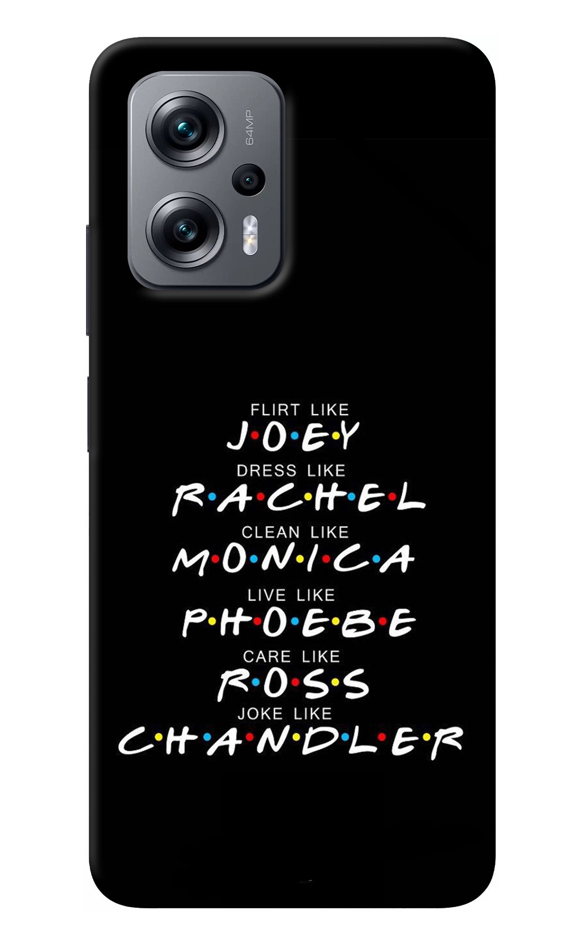 FRIENDS Character Redmi K50i Back Cover