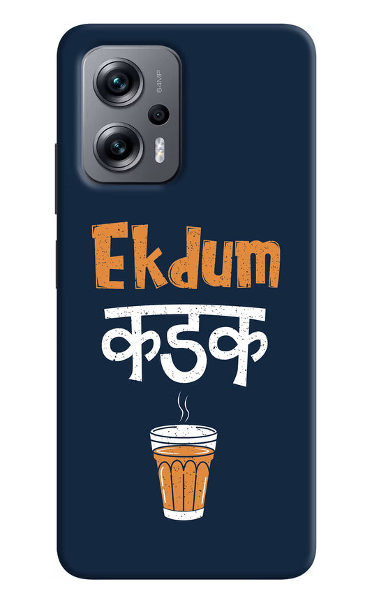Ekdum Kadak Chai Redmi K50i Hard Case Back Cover by Casekaro