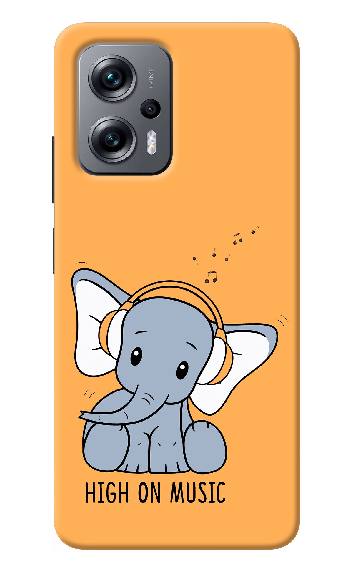 High On Music Redmi K50i Back Cover