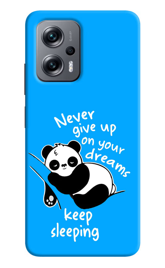 Keep Sleeping Redmi K50i Hard Case Back Cover by Casekaro