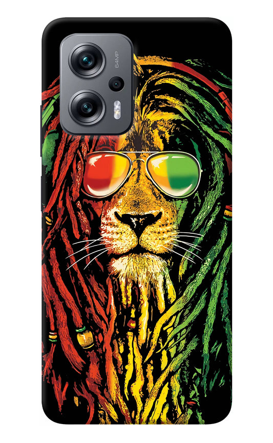 Rasta Lion Redmi K50i Back Cover