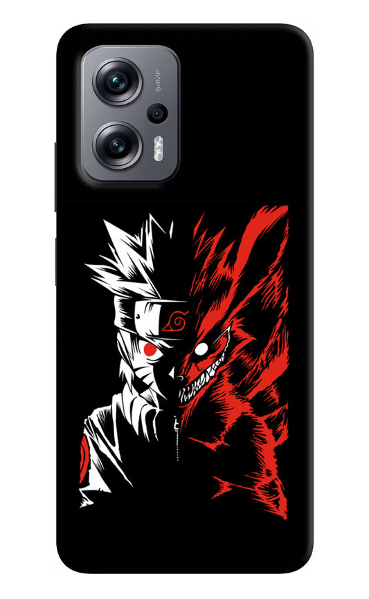 Naruto Two Face Redmi K50i Hard Case Back Cover by Casekaro