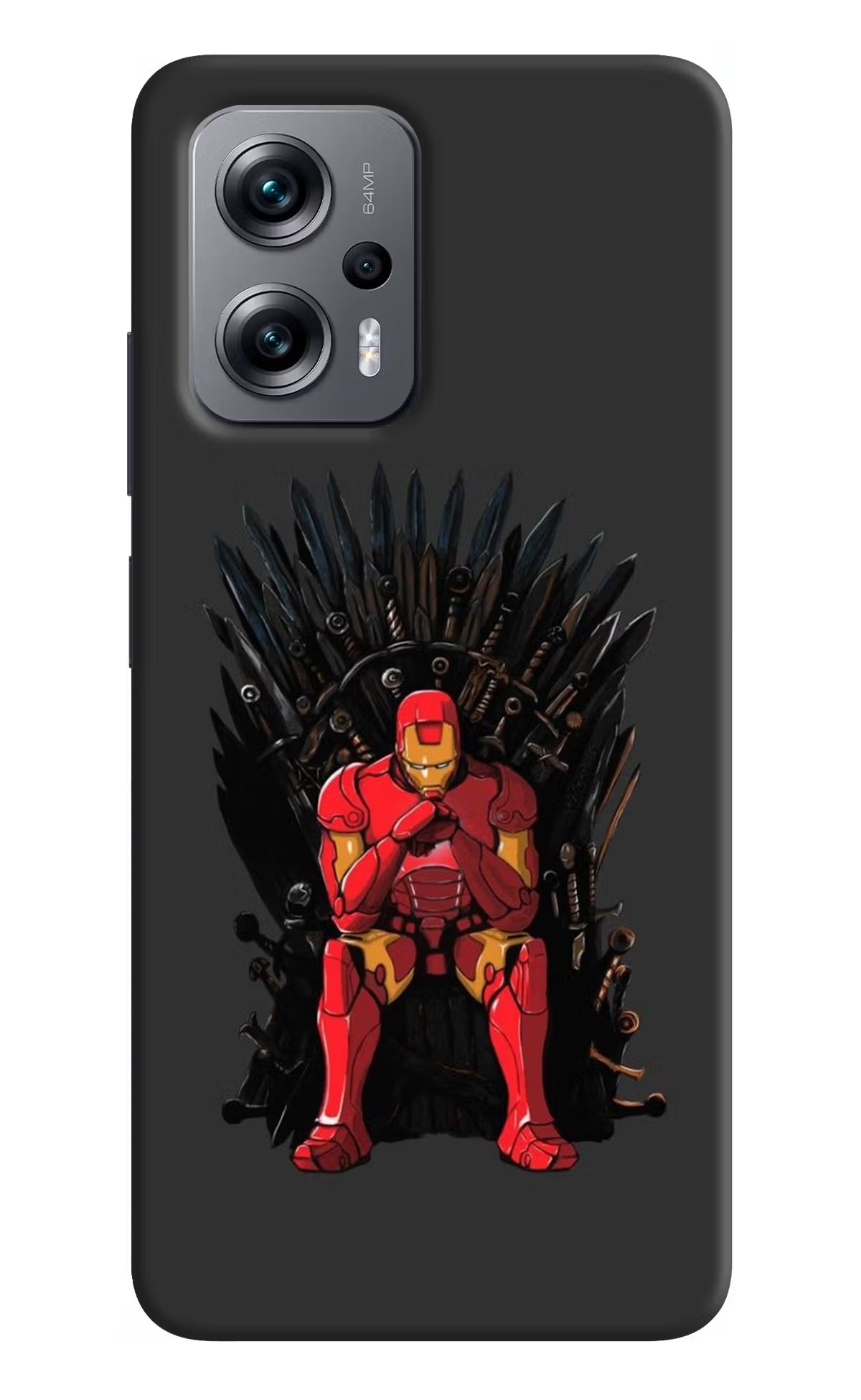 Ironman Throne Redmi K50i Hard Case Back Cover by Casekaro