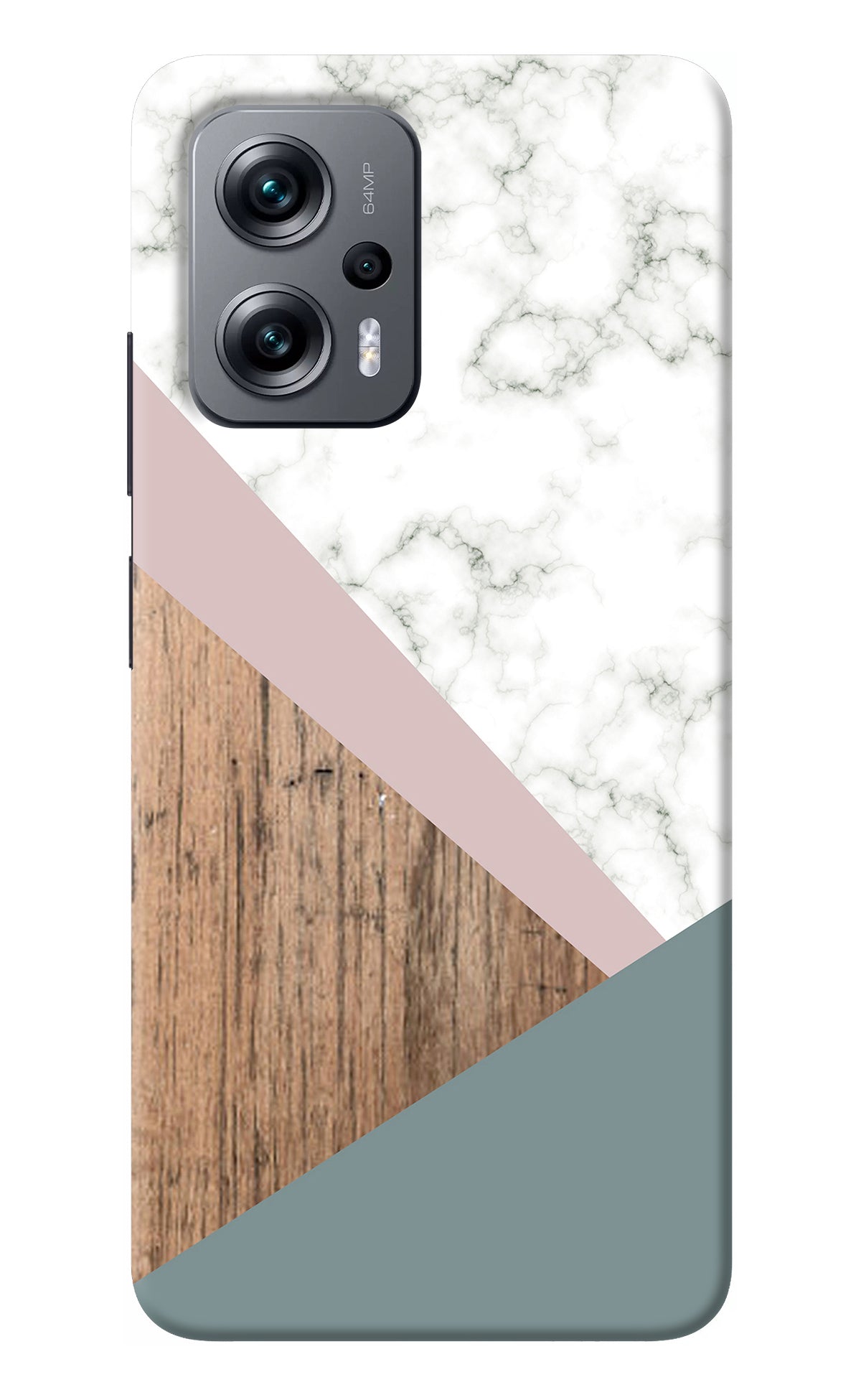 Marble wood Abstract Redmi K50i Back Cover