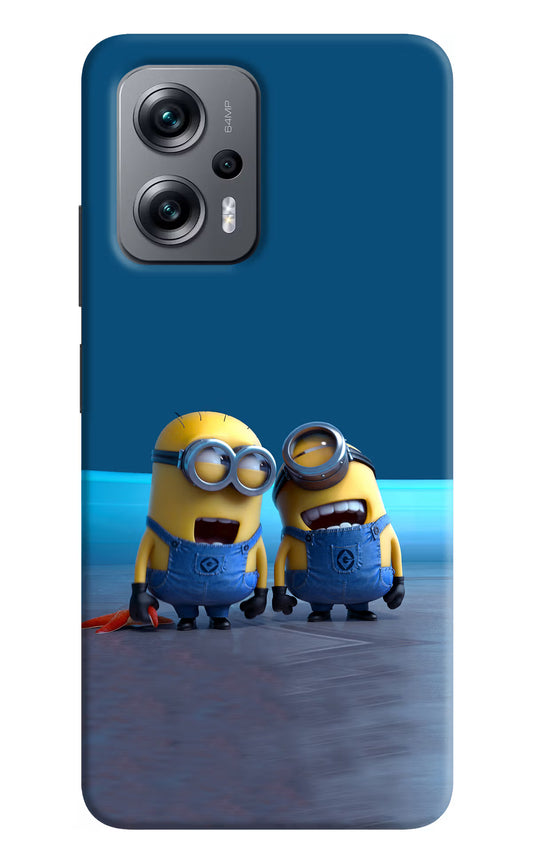 Minion Laughing Redmi K50i Hard Case Back Cover by Casekaro