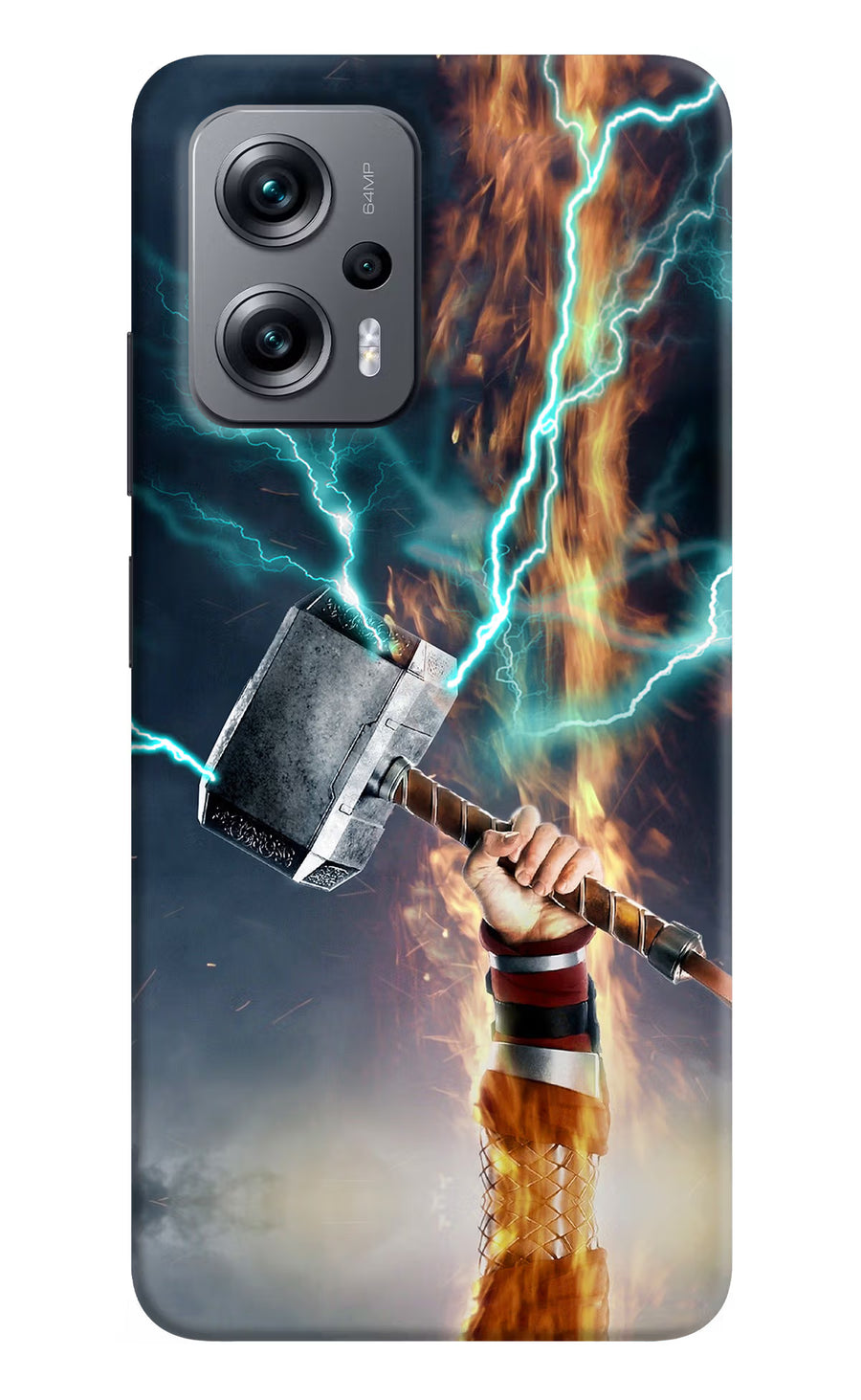 Thor Hammer Mjolnir Redmi K50i Back Cover, Hard case