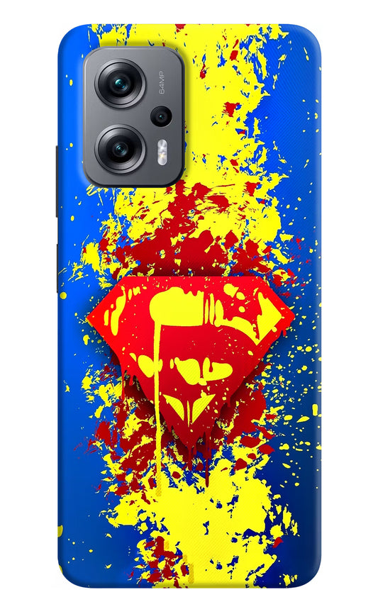 Superman logo Redmi K50i Hard Case Back Cover by Casekaro