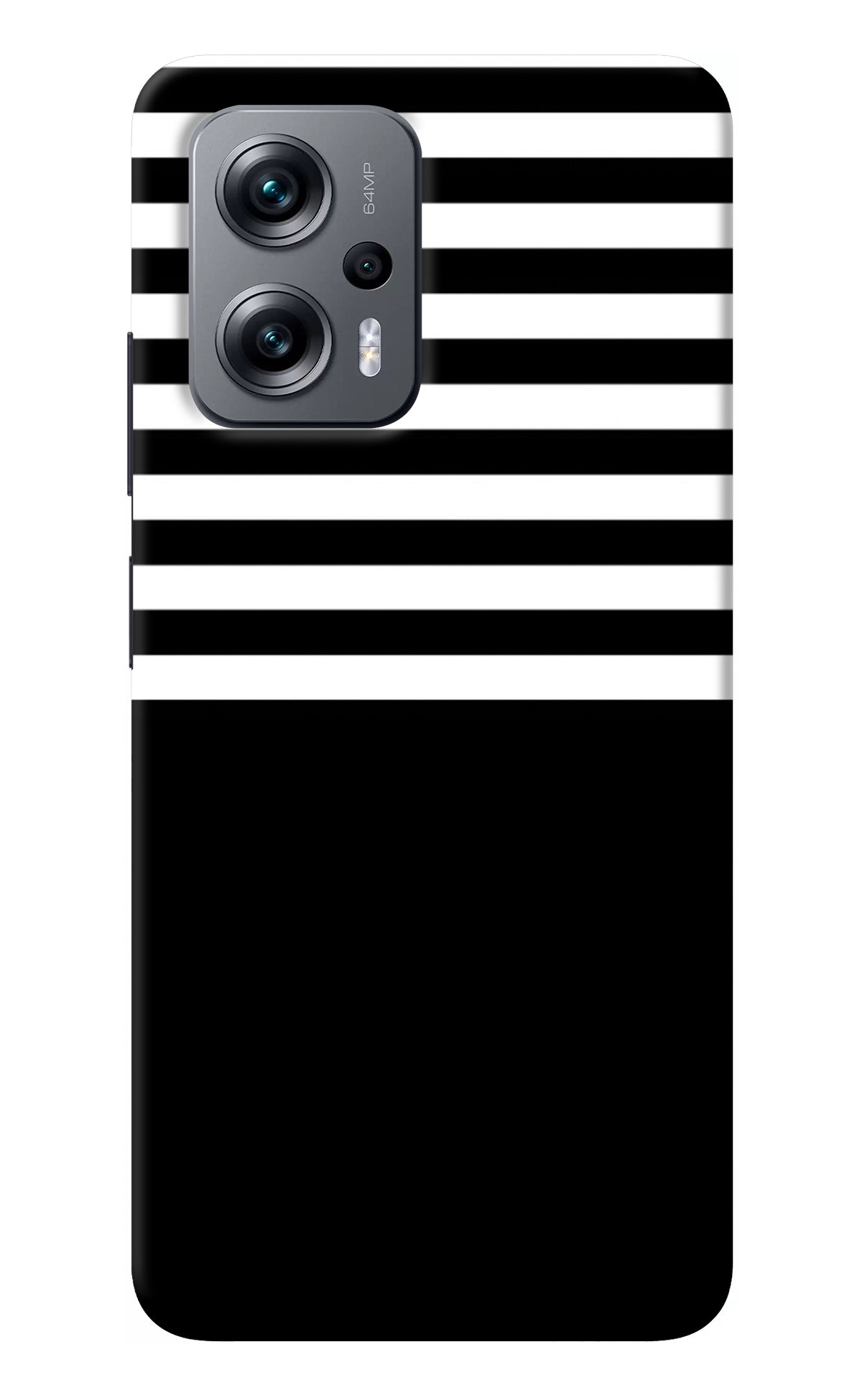 Black and White Print Redmi K50i Back Cover