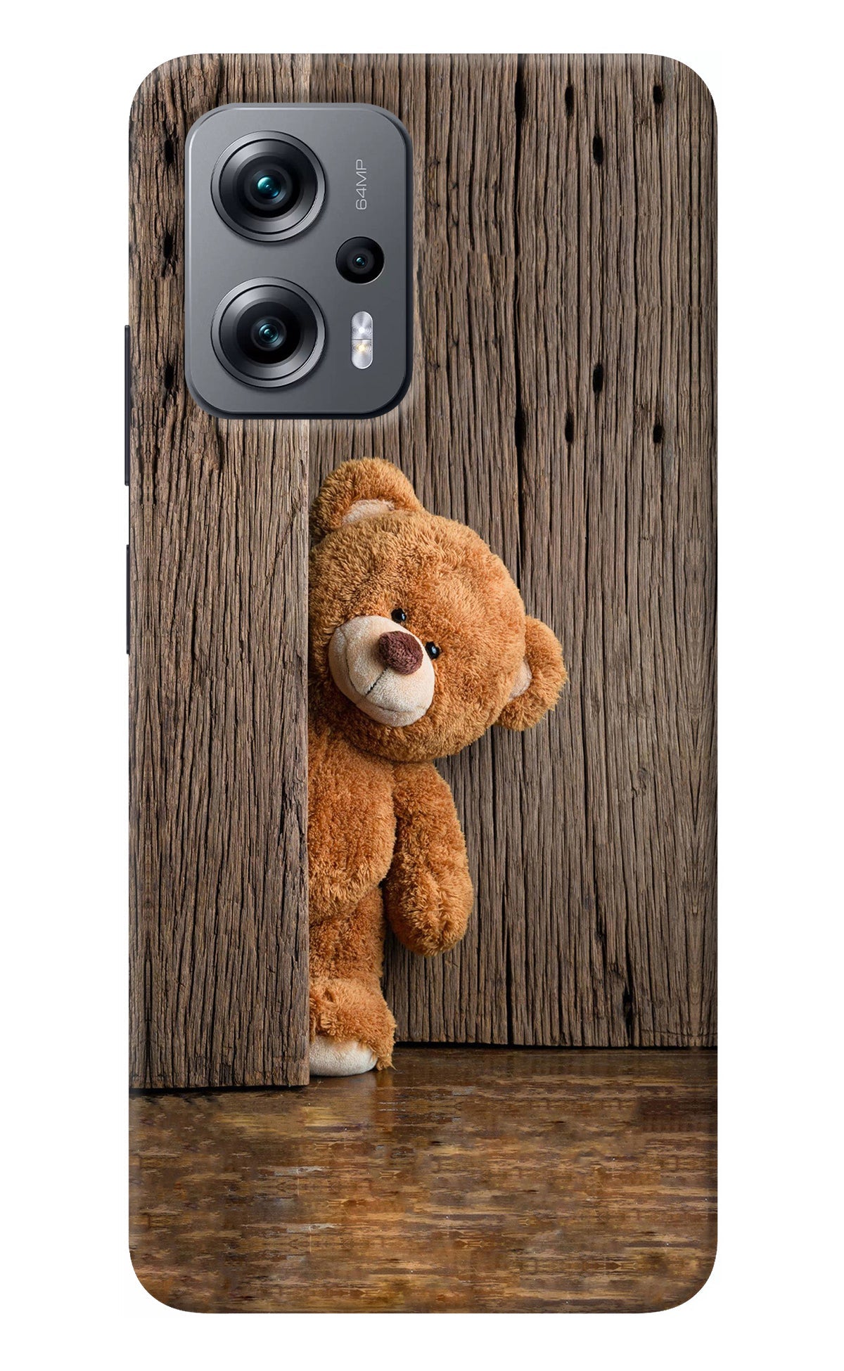 Teddy Wooden Redmi K50i Back Cover