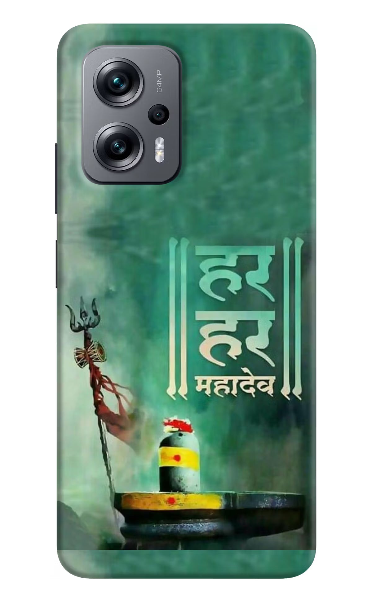 Har Har Mahadev Shivling Redmi K50i Hard Case Back Cover by Casekaro