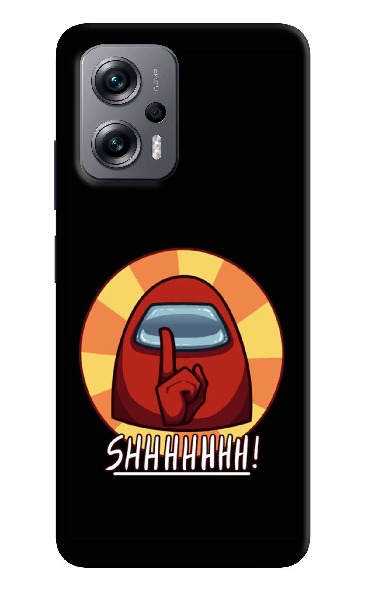 Among Us Shhh! Redmi K50i Hard Case Back Cover by Casekaro