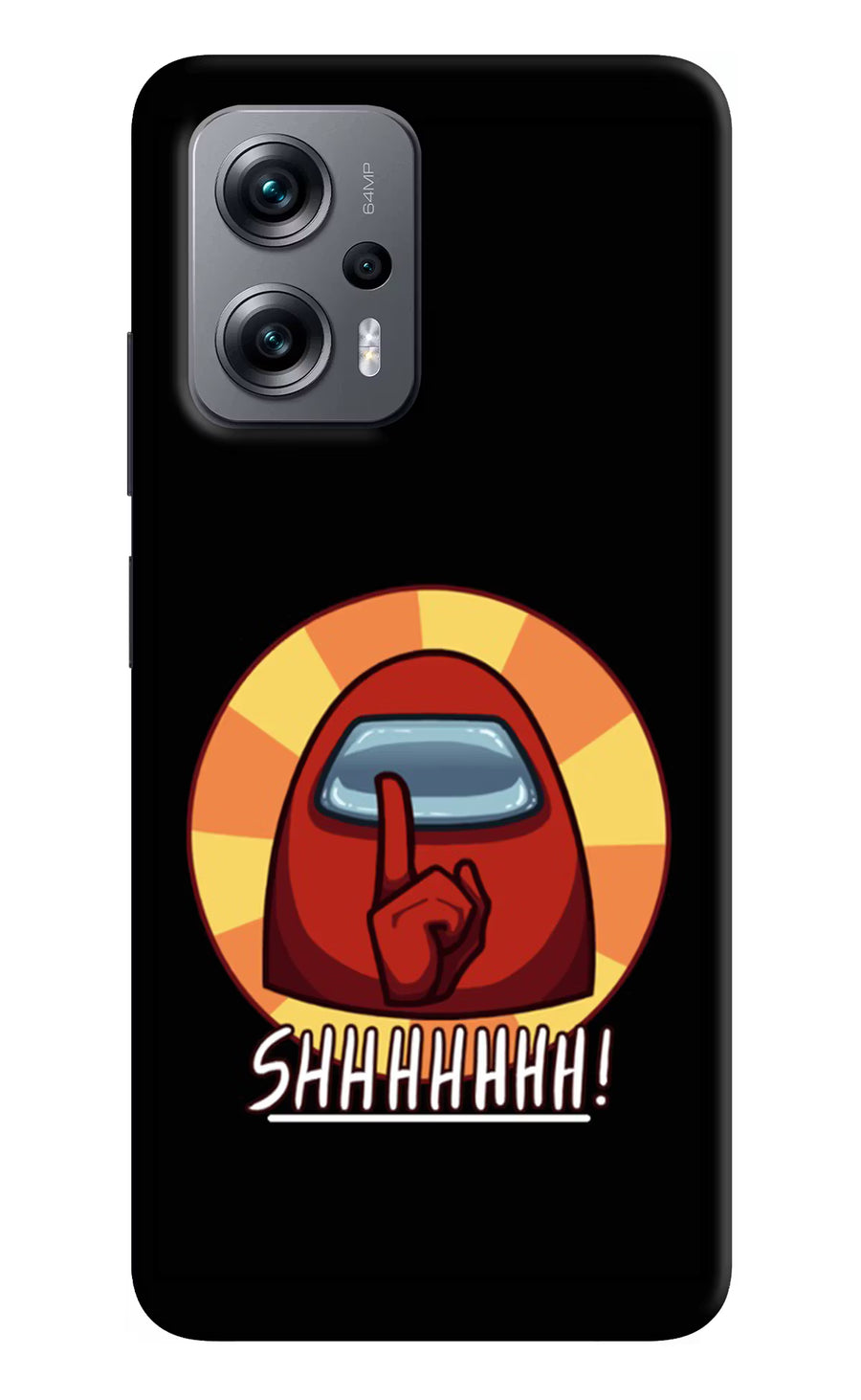 Among Us Shhh! Redmi K50i Back Cover, Hard case