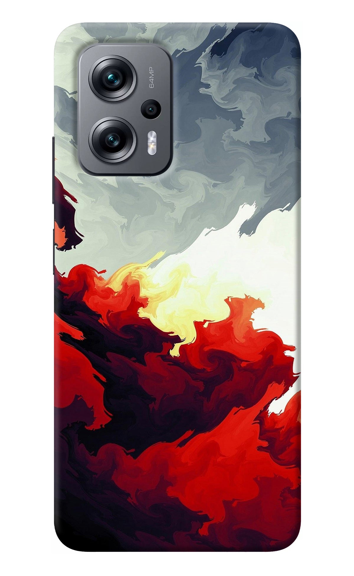 Fire Cloud Redmi K50i Back Cover