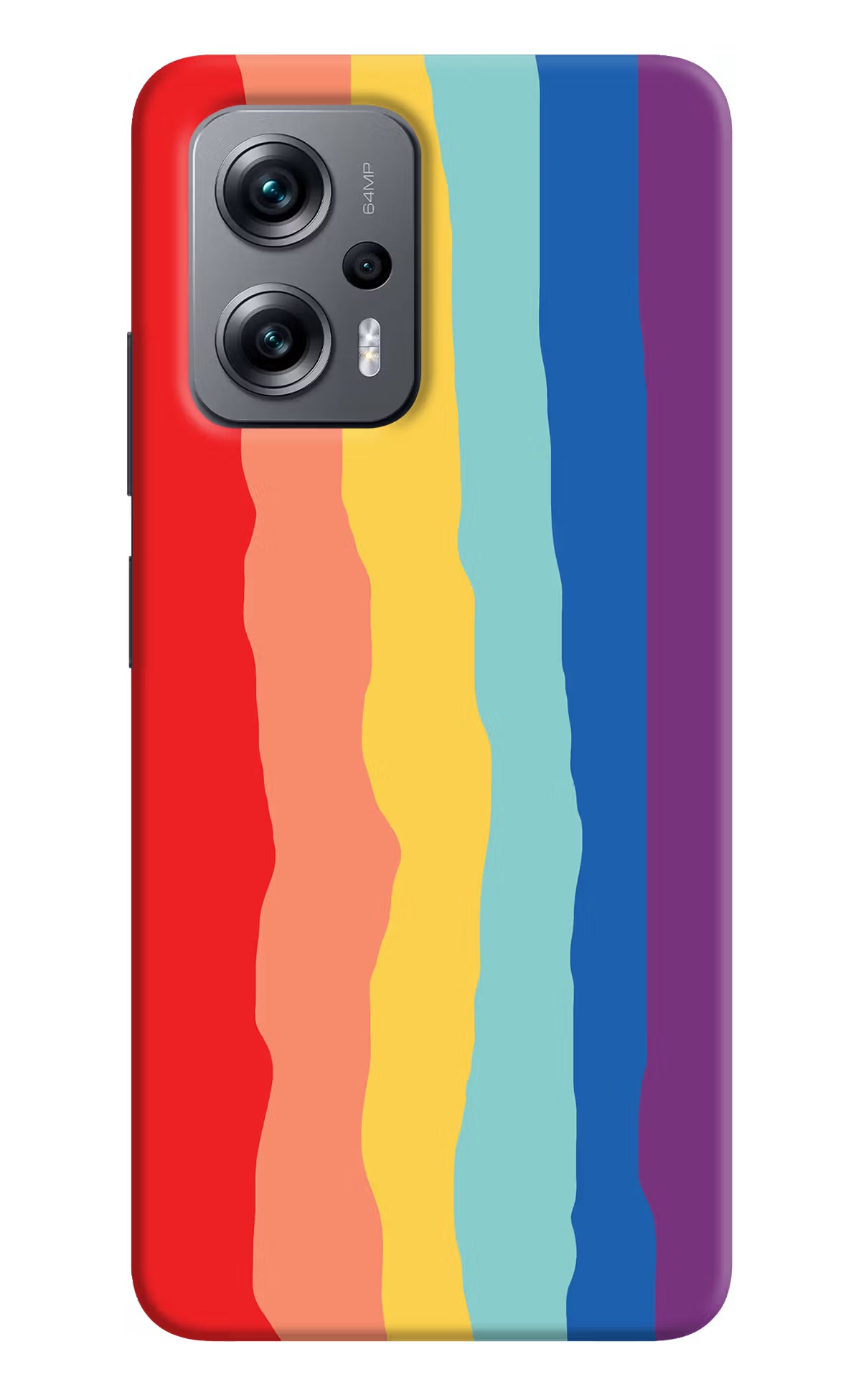 Rainbow Redmi K50i Hard Case Back Cover by Casekaro