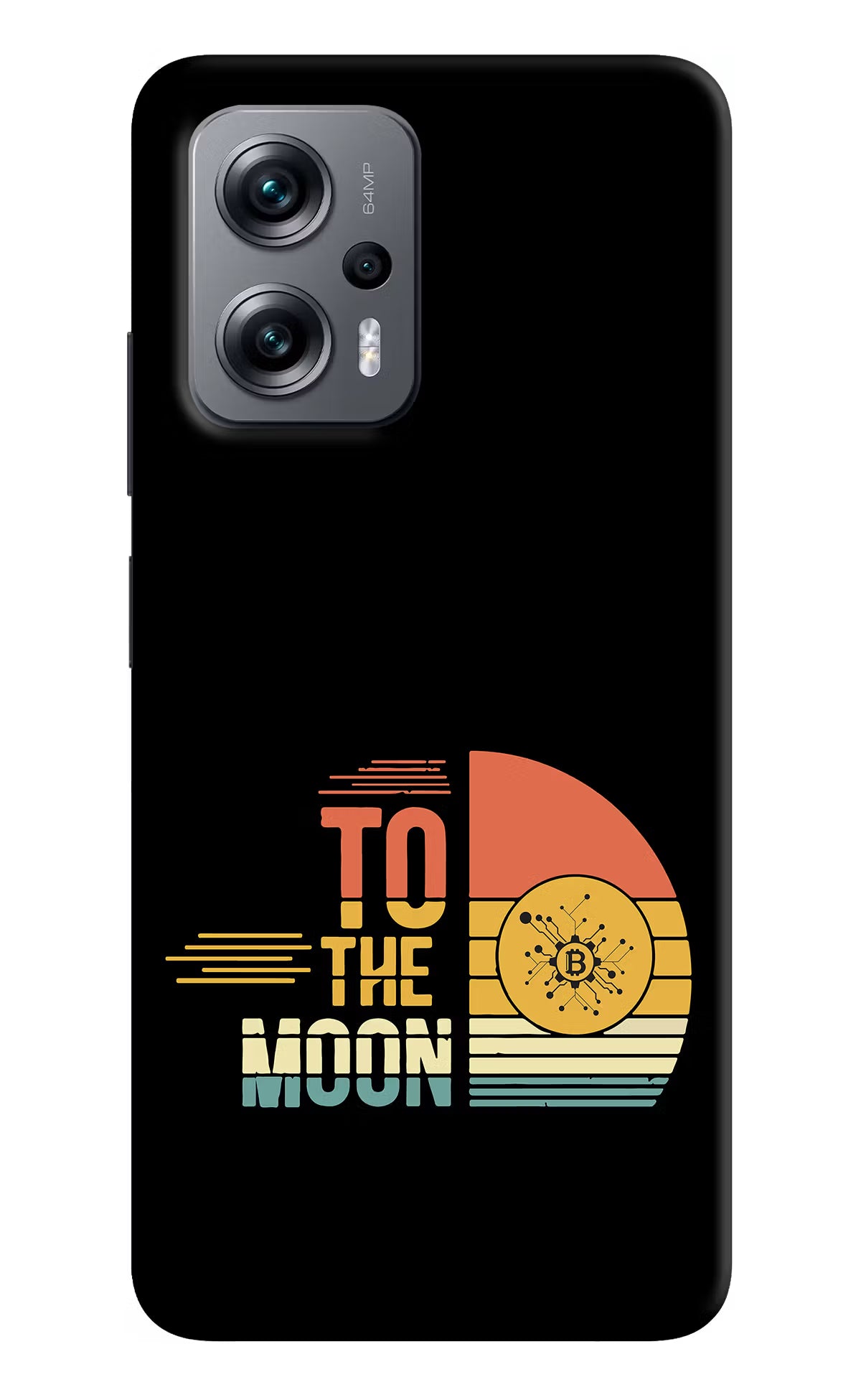 To the Moon Redmi K50i Hard Case Back Cover by Casekaro