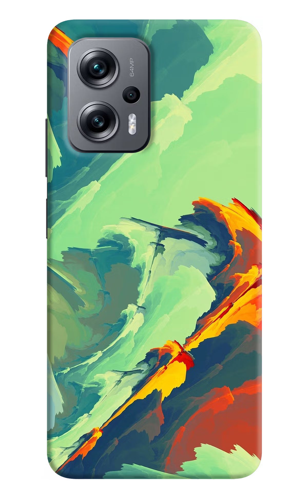 Paint Art Redmi K50i Hard Case Back Cover by Casekaro