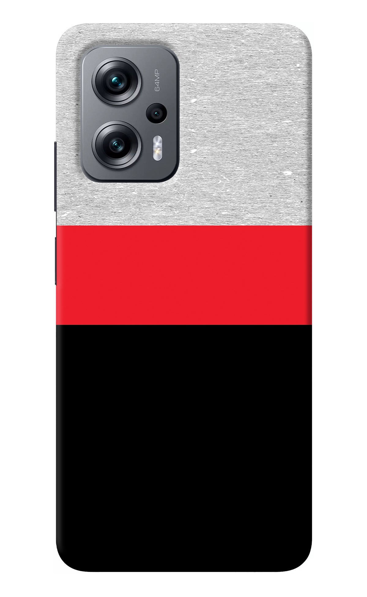 Tri Color Pattern Redmi K50i Back Cover