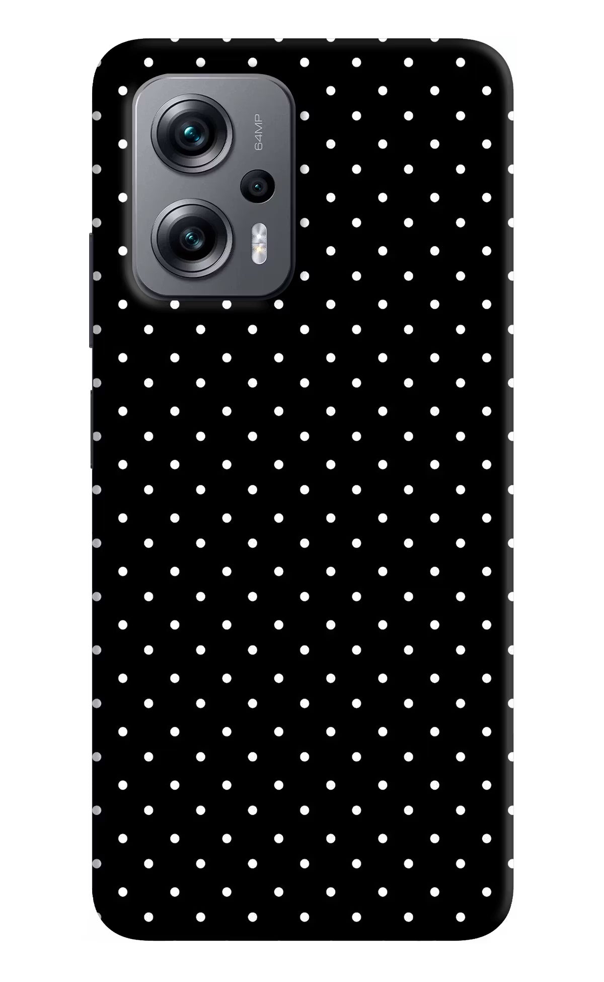 White Dots Redmi K50i Hard Case Back Cover by Casekaro