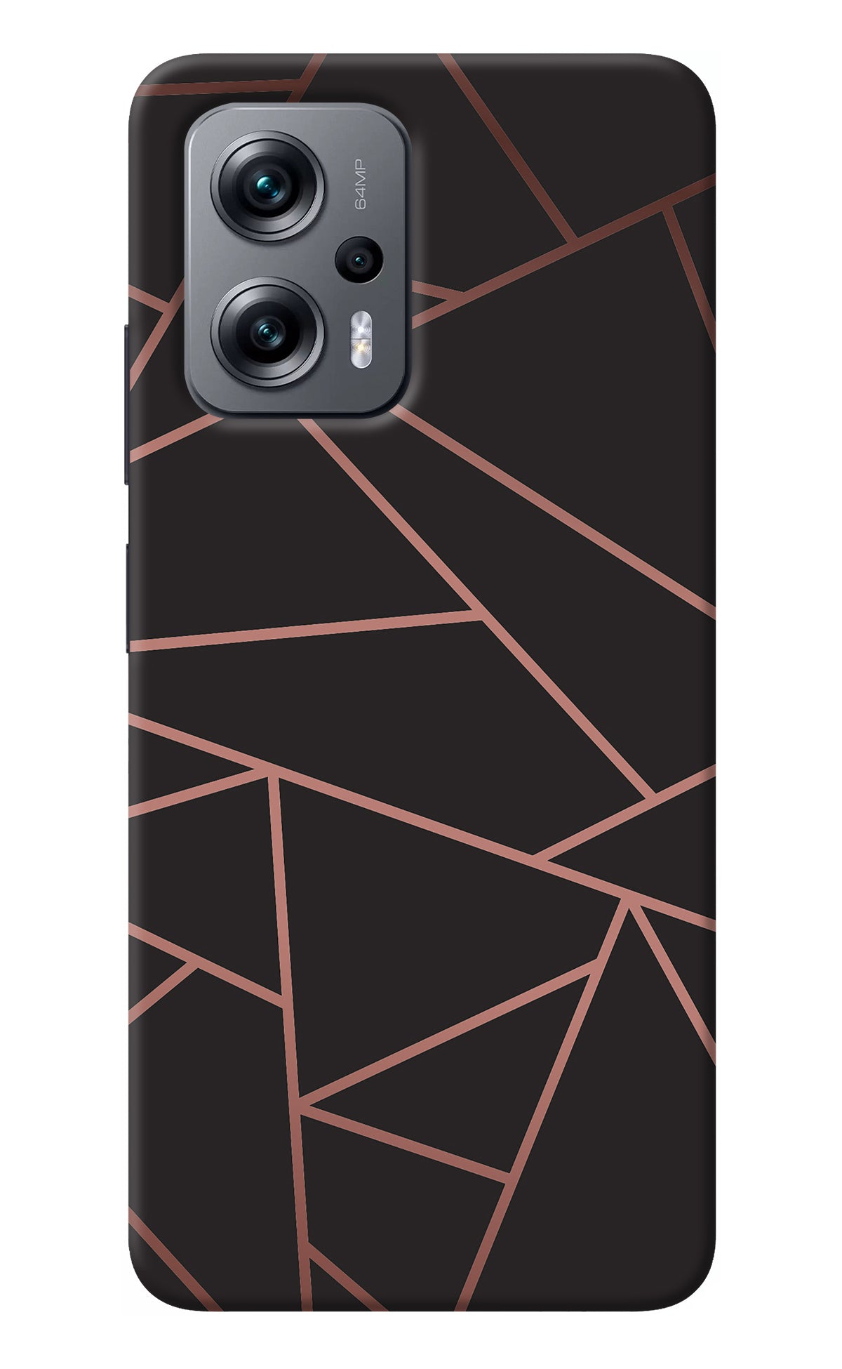 Geometric Pattern Redmi K50i Back Cover