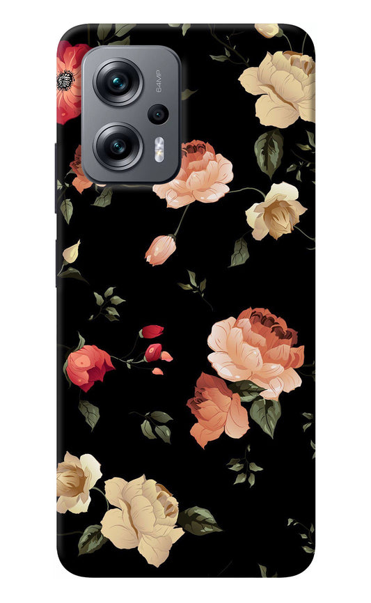 Flowers Redmi K50i Back Cover