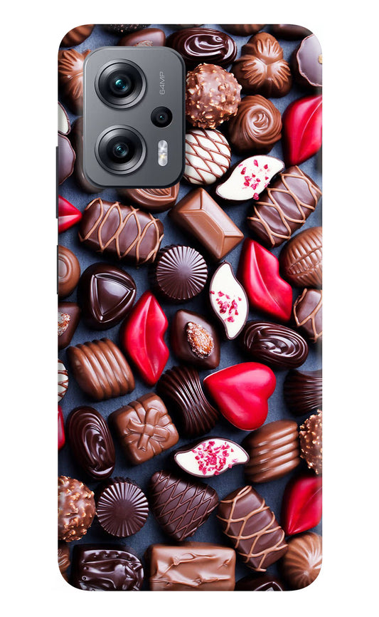 Chocolates Redmi K50i Hard Case Back Cover by Casekaro