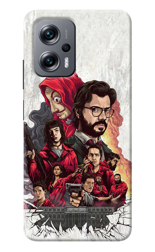 Money Heist Artwork Redmi K50i Back Cover