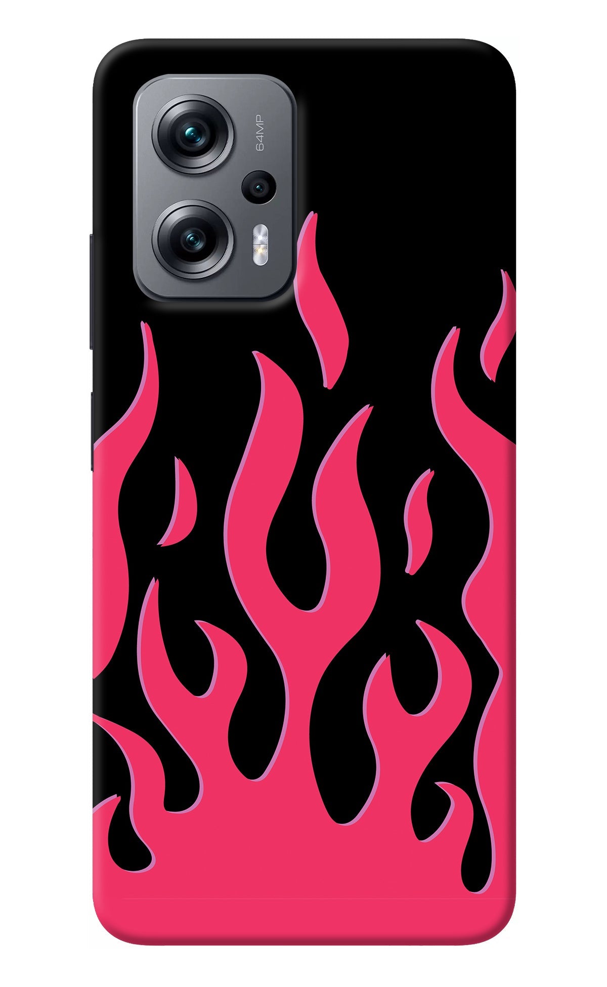 Fire Flames Redmi K50i Back Cover