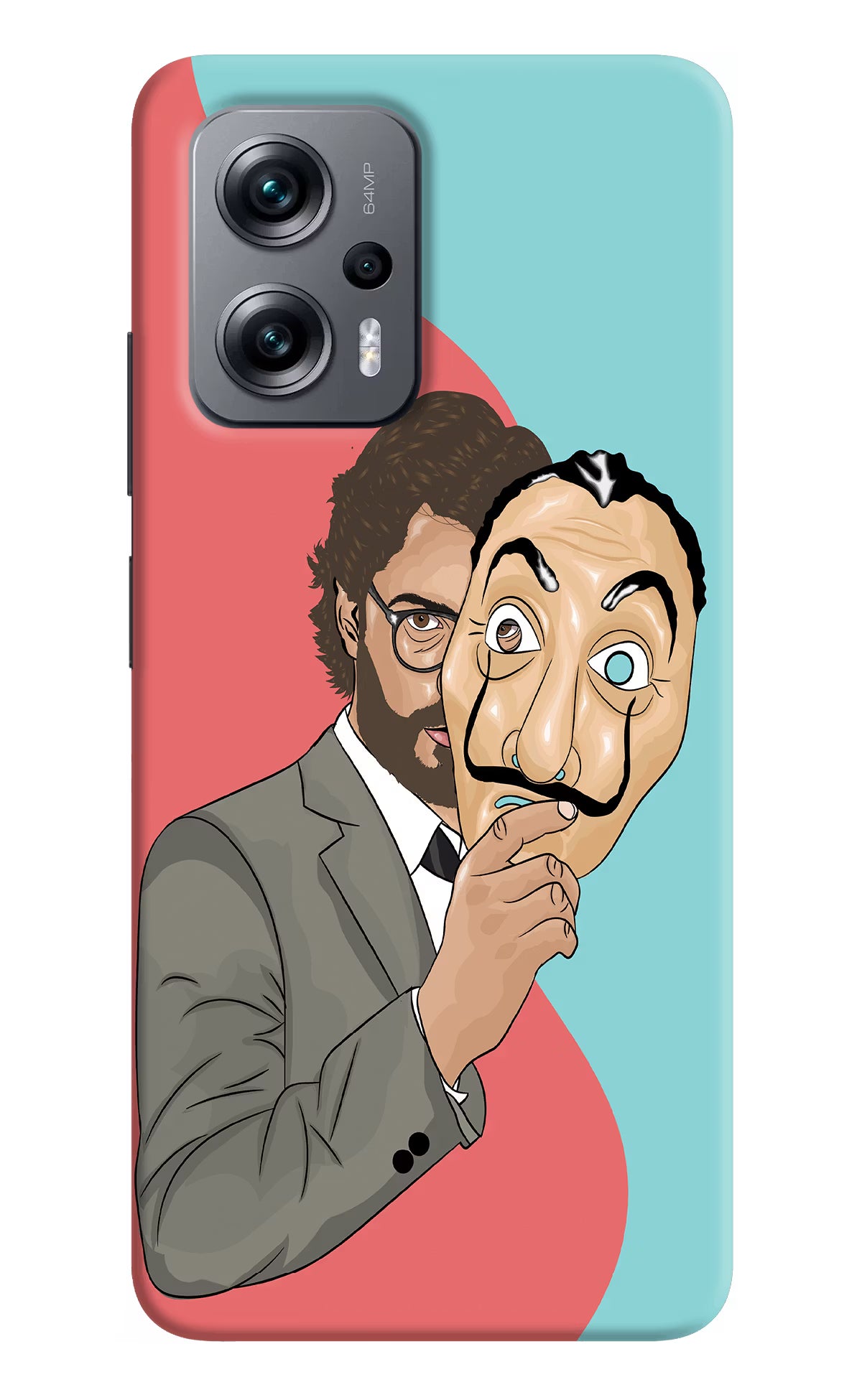 Professor Redmi K50i Hard Case Back Cover by Casekaro