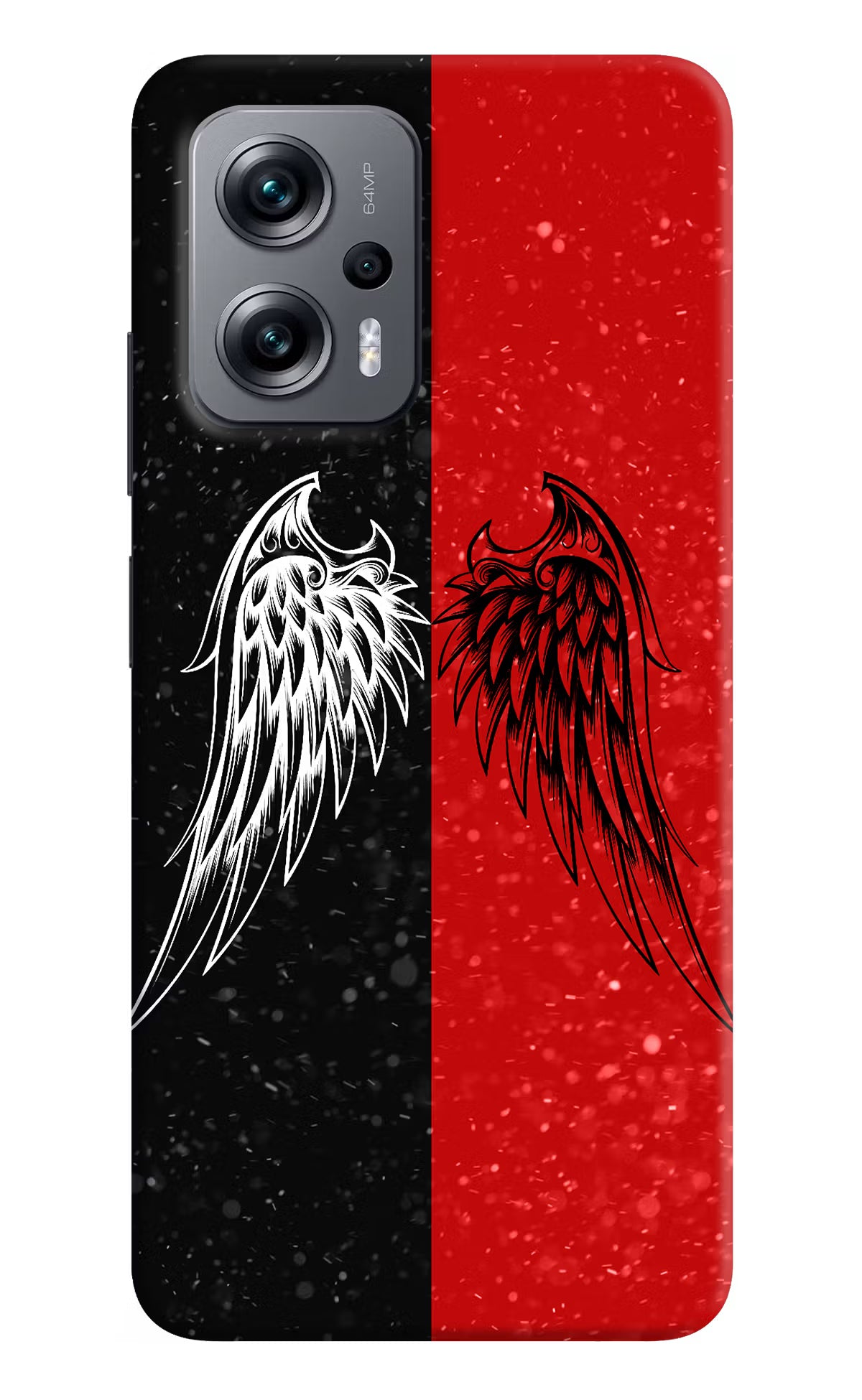 Wings Redmi K50i Hard Case Back Cover by Casekaro