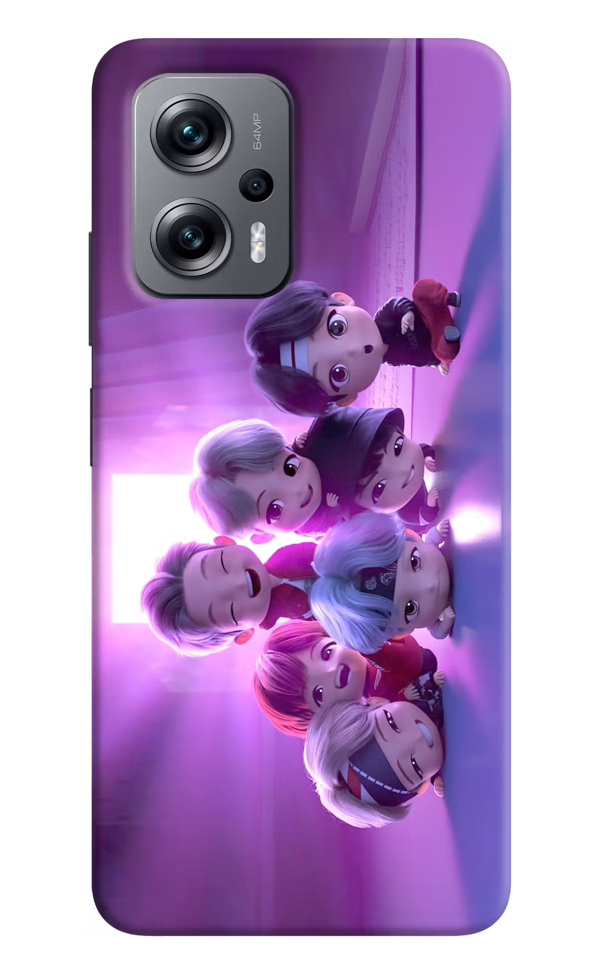 BTS Chibi Redmi K50i Hard Case Back Cover by Casekaro