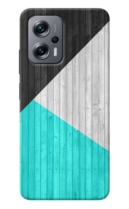 Wooden Abstract Redmi K50i Back Cover