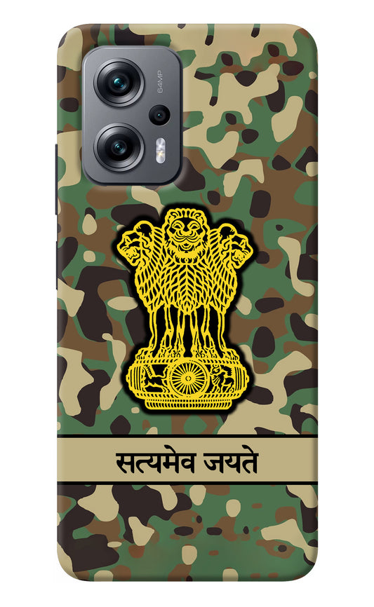 Satyamev Jayate Army Redmi K50i Back Cover