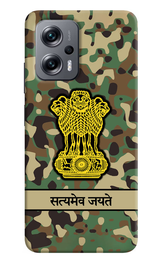 Satyamev Jayate Army Redmi K50i Hard Case Back Cover by Casekaro