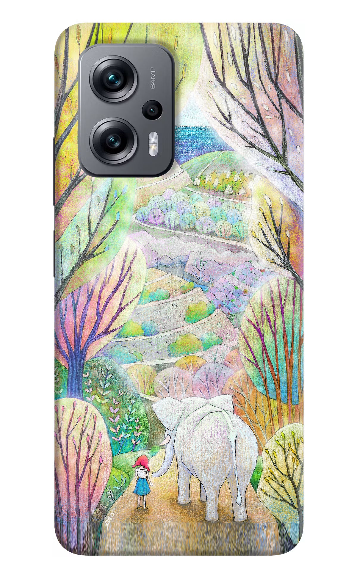 Nature Painting Redmi K50i Hard Case Back Cover by Casekaro