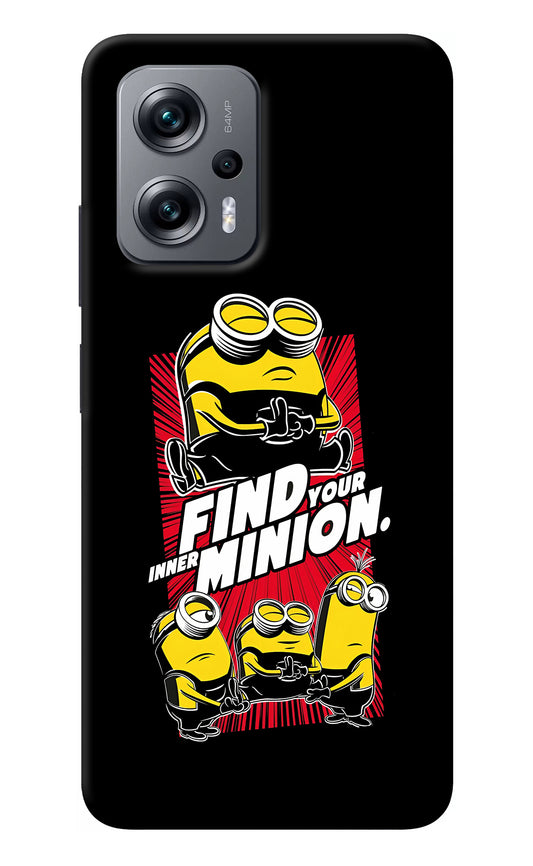 Find your inner Minion Redmi K50i Back Cover